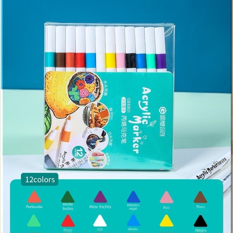 Marker acrylic cu cerneală pe bază de apă pentru desen DIY și graffiti – Next Door Pinchuang