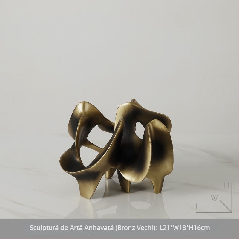 Sculptură de figură din rășină, stil modern minimalist, design stickman