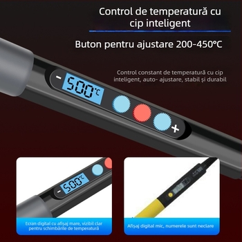 Fier de călcat electric mini cu temperatură reglabilă pentru confecționarea hainelor de păpuși