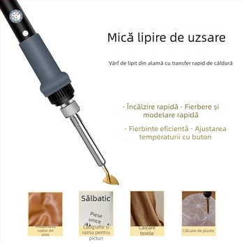 Fier de călcat electric mini cu temperatură reglabilă pentru confecționarea hainelor de păpuși
