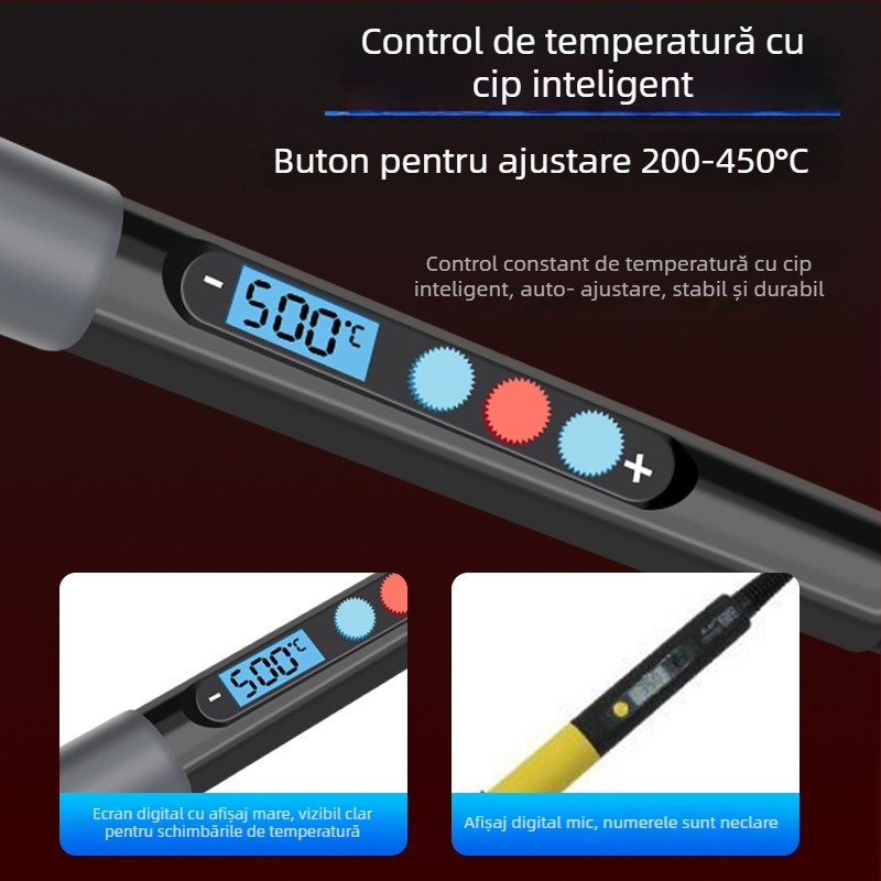 Fier de călcat electric mini cu temperatură reglabilă pentru confecționarea hainelor de păpuși