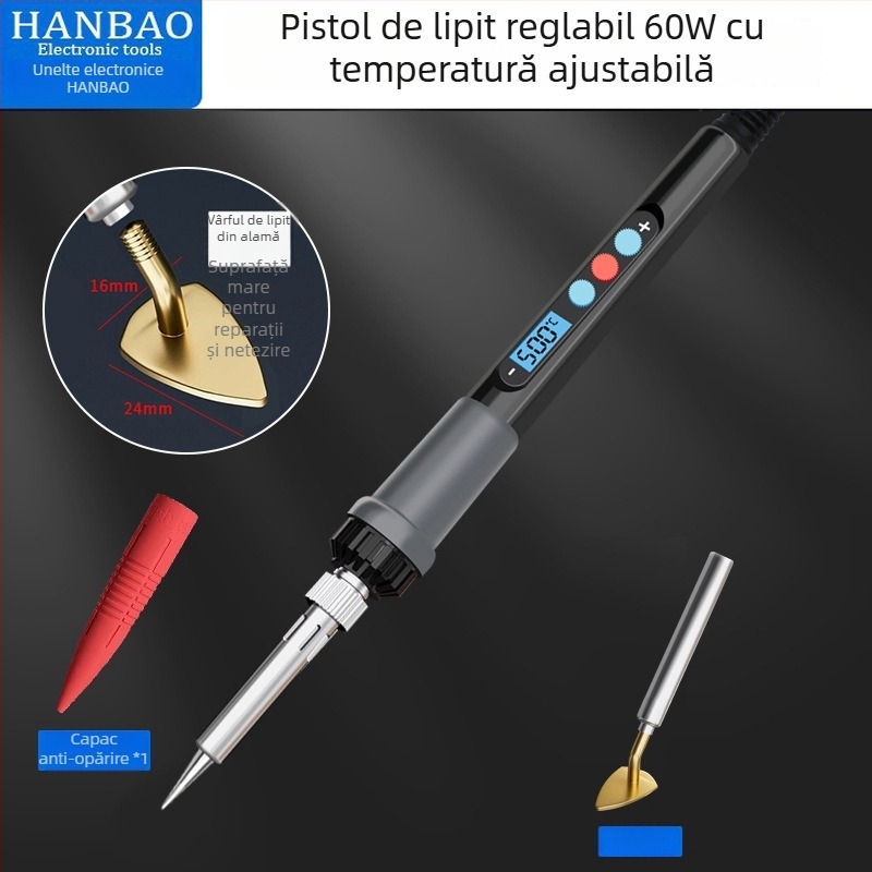 Fier de călcat electric mini cu temperatură reglabilă pentru confecționarea hainelor de păpuși