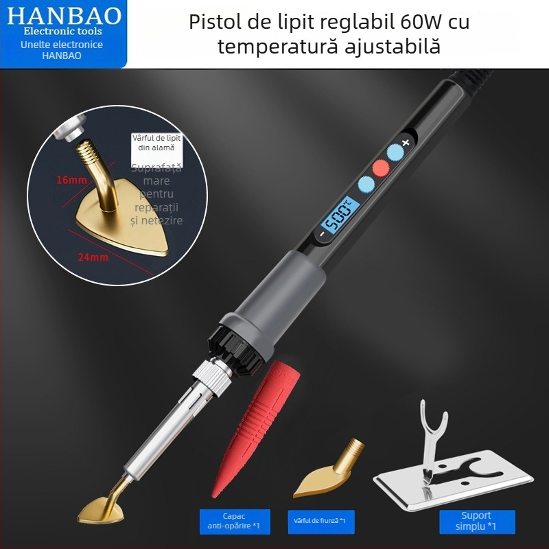 Fier de călcat electric mini cu temperatură reglabilă pentru confecționarea hainelor de păpuși