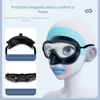 Ochelari de înot More Waves, cu lentile din policarbonat, pentru adulți, potriviți pentru etichetare privată