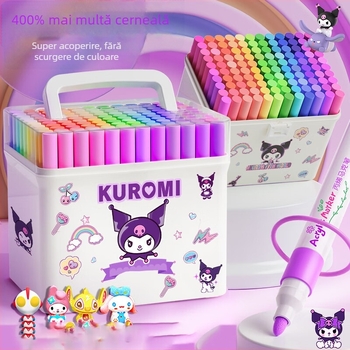 Chalk Time markeri acrili – opaci, stivabili, set pentru desen la școala primară