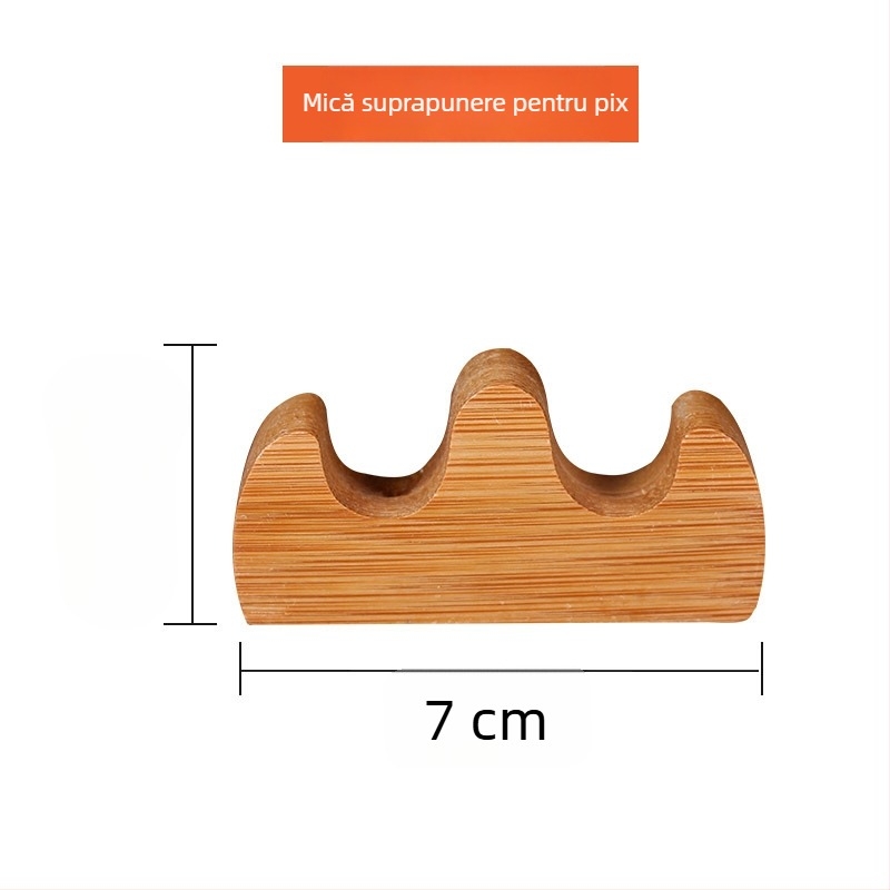 Suport pentru stilou și pensulă – model bg1, Purple fangzhai; materiale: plastic/bambus/lemn; imprimare logo disponibilă; personalizare disponibilă