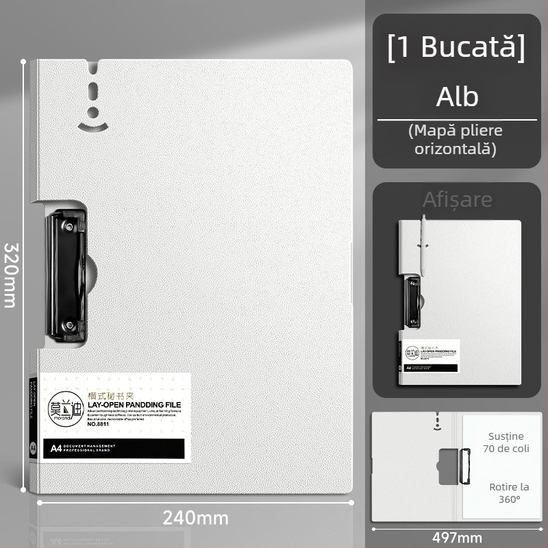 Mapă pentru fișiere Chalk time Fbsg-wjj-05430, plastic, A4