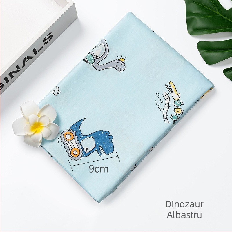 Țesătură de bumbac twill imprimat cu personaje de desene animate pentru lenjerie de pat pentru copii — 100% bumbac, lățime 160 cm, 110 g/m², fire 40×40, densitate 133×72