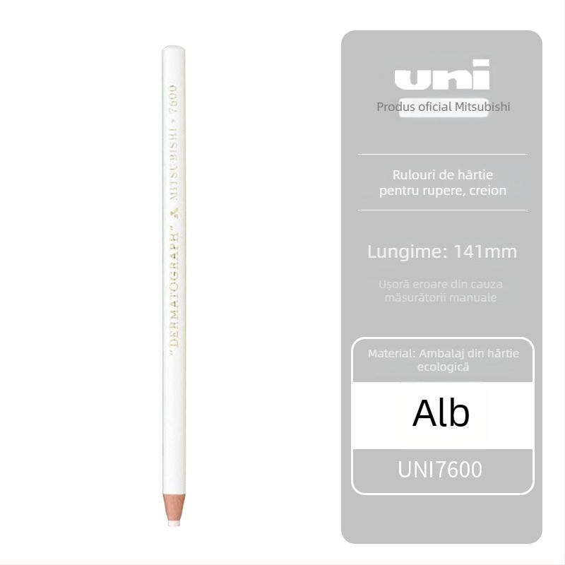 Mitsubishi 7600 creion cerat pe bază de ulei, vârf 0,5 mm, pentru scriere pe film/piele/sticlă/metale