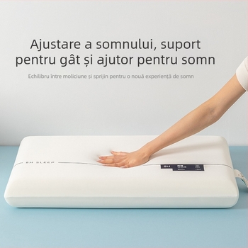 Pernă din spumă cu memorie, dreptunghiulară, lavabilă, pentru somn profund, greutate 1.0–1.5 kg