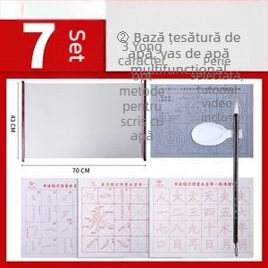 Daily Practice Set Pânză pentru Scriere cu Apă, Nețesută – Rulou Dreptunghiular pentru Caligrafie