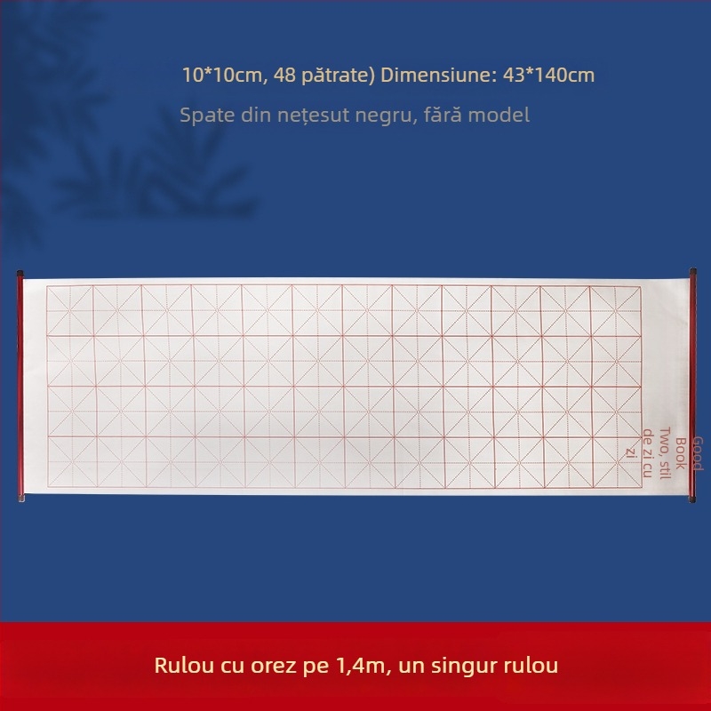 Daily Practice Set Pânză pentru Scriere cu Apă, Nețesută – Rulou Dreptunghiular pentru Caligrafie