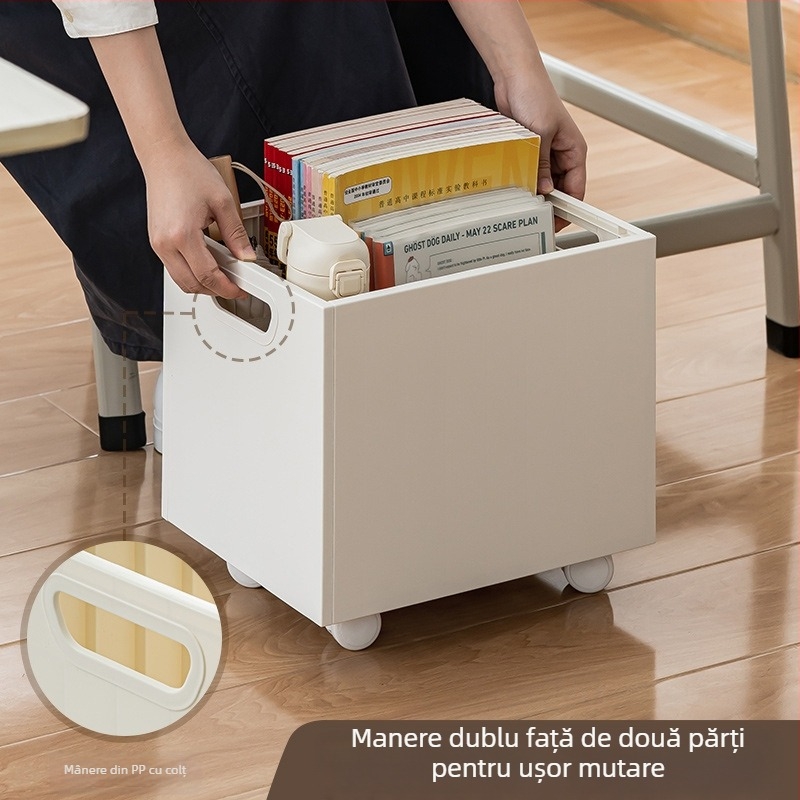 Raft plastic sub birou cu role, SD-3829, 0,8 kg, 24 bucăți în pachet