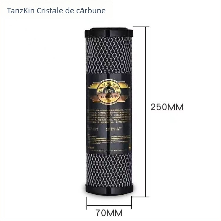 Cartuș filtrant pentru purificator de apă, cărbune activ, marca Carbon Crystal, model 100z, capacitate 6000 L