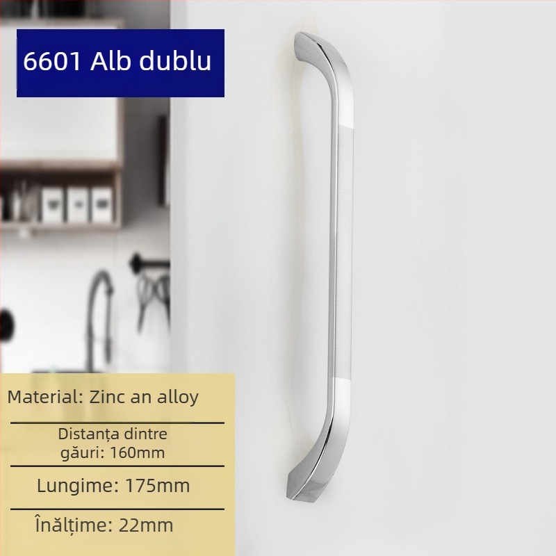 Liyu Mâner de dulap, aliaj de zinc, design cu un singur orificiu, stil modern minimalist, pentru uși și sertare de dulapuri