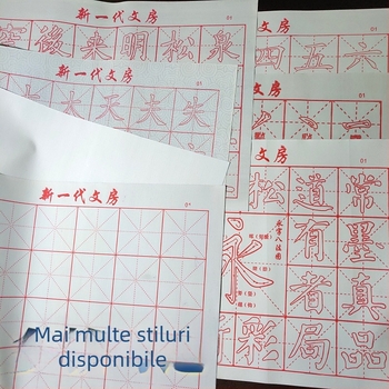 Pânză de caligrafie cu scriere cu apă pentru practică, material nețesut cu uscare rapidă, formă dreptunghiulară, marcă Shangpin