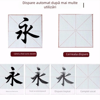 Pânză de caligrafie cu scriere cu apă pentru practică, material nețesut cu uscare rapidă, formă dreptunghiulară, marcă Shangpin