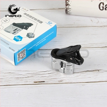 Inge 9595 accesorii pentru telefon: microscop cu lupă pentru scalp, 60x mărire, portabil