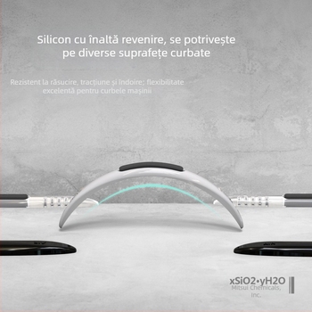 Bandă anti-coliziune pentru ușa de mașină, silicon anti-static, model LIYANG-01, compatibil cu toate modelele