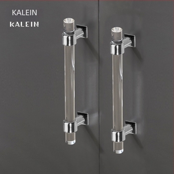 Mâner pentru ușile de dulap – Model 96 • Materiale: acrilic, aliaj de zinc • Stil: modern minimalist • Pentru ușile de dulap