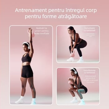 Kettlebell moale pentru femei – echipament de fitness pentru acasă; Brand: Le Tu, Material: PVC, Origine: Jinhua, Destinat femeilor, Scenarii: fitness și modelare corporală