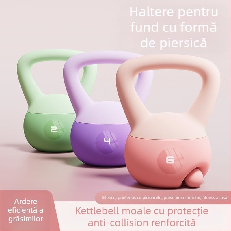 Kettlebell moale pentru femei – echipament de fitness pentru acasă; Brand: Le Tu, Material: PVC, Origine: Jinhua, Destinat femeilor, Scenarii: fitness și modelare corporală