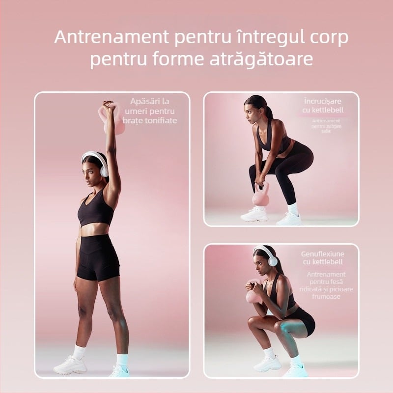 Kettlebell moale pentru femei – echipament de fitness pentru acasă; Brand: Le Tu, Material: PVC, Origine: Jinhua, Destinat femeilor, Scenarii: fitness și modelare corporală