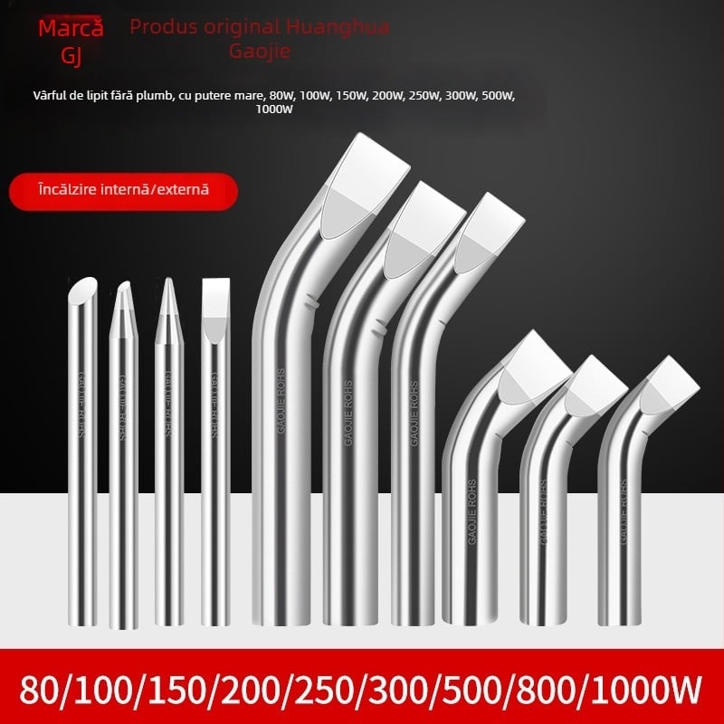 Vârf de lipit fără plumb, serie de înaltă putere, 80W–1000W, substrat din cupru fără oxigen