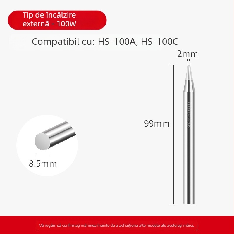 Vârf de lipit fără plumb, serie de înaltă putere, 80W–1000W, substrat din cupru fără oxigen
