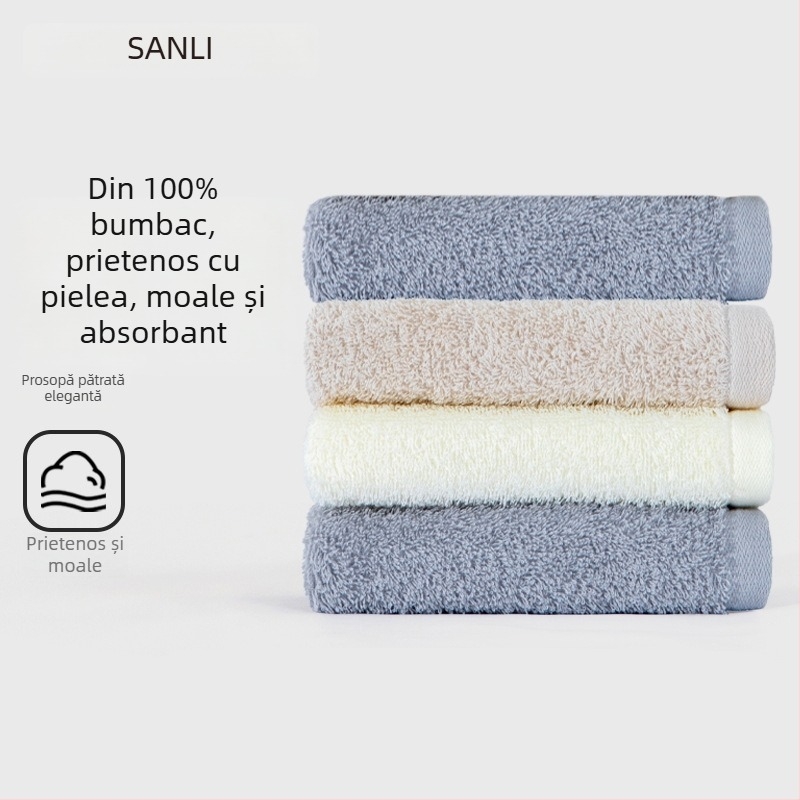 Prosop pentru bebeluți din bumbac 100%, tip prosop/față, 38 g, țesătură simplă