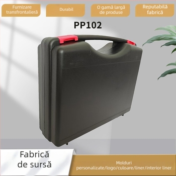 Casetă de unelte din plastic Shun zhuo, portabilă pentru reparații de urgență auto, material PP, capacitate 2.7 L, sarcină 25 kg