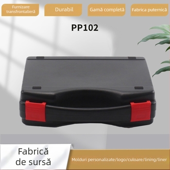 Casetă de unelte din plastic Shun zhuo, portabilă pentru reparații de urgență auto, material PP, capacitate 2.7 L, sarcină 25 kg