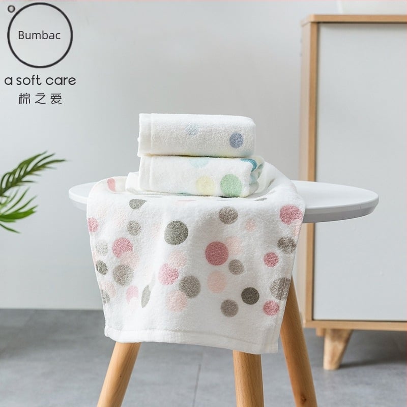 Prosop pentru copii din bumbac, jacquard cu bucle tăiate, moale și absorbant; 32 fire, greutate 50-80 g