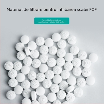 FOF nucleu inhibator de scală fără fosfor pentru filtru frontal – capacitate 5 g/10 g, locație gaură centrală, pentru purificatoare de apă casnice
