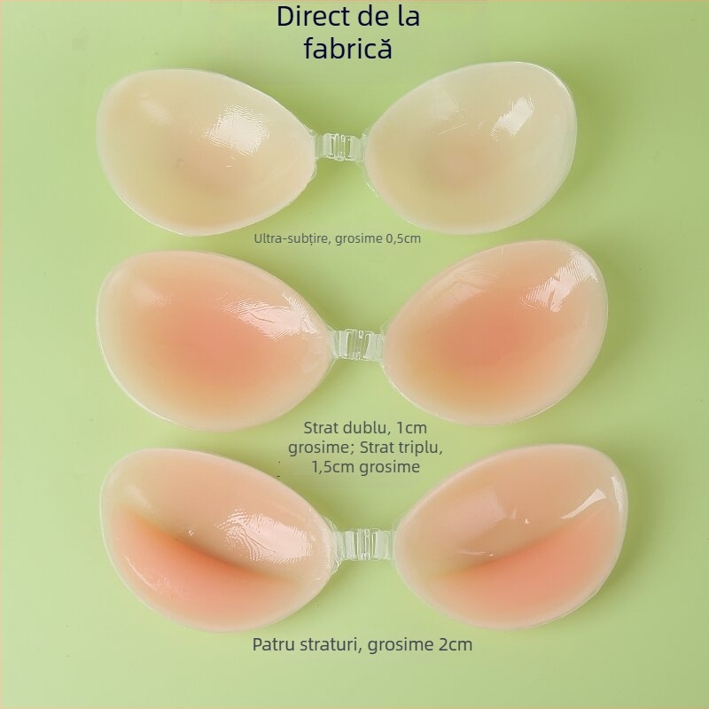 Patchuri din silicon pentru sâni, femei, cu efect push-up, invizibile, subțiri, rotunde, stil sexy
