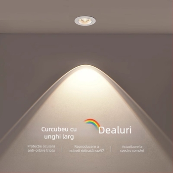 Lumină de perete LED încorporată – carcasă din aluminiu, design modern minimalist (Sursă LED, CRI ≥95, Tensiune ≤36V, Model PJ-CHSD)