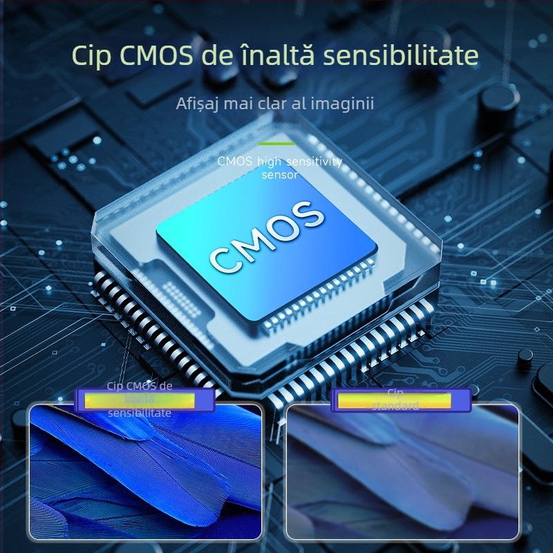 Microscop digital pentru copii cu ecran, portabil, design desen animat, afișaj HD, pentru știință și educație