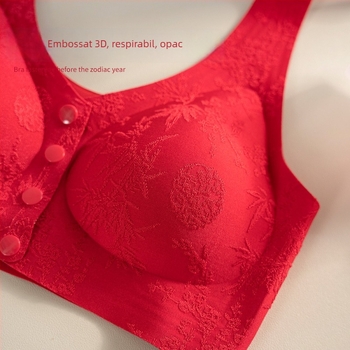 Destiny Year Sutien de maternitate fără cusături – închidere frontală, cupă 3/4, nylon, ridicare, control lateral sân