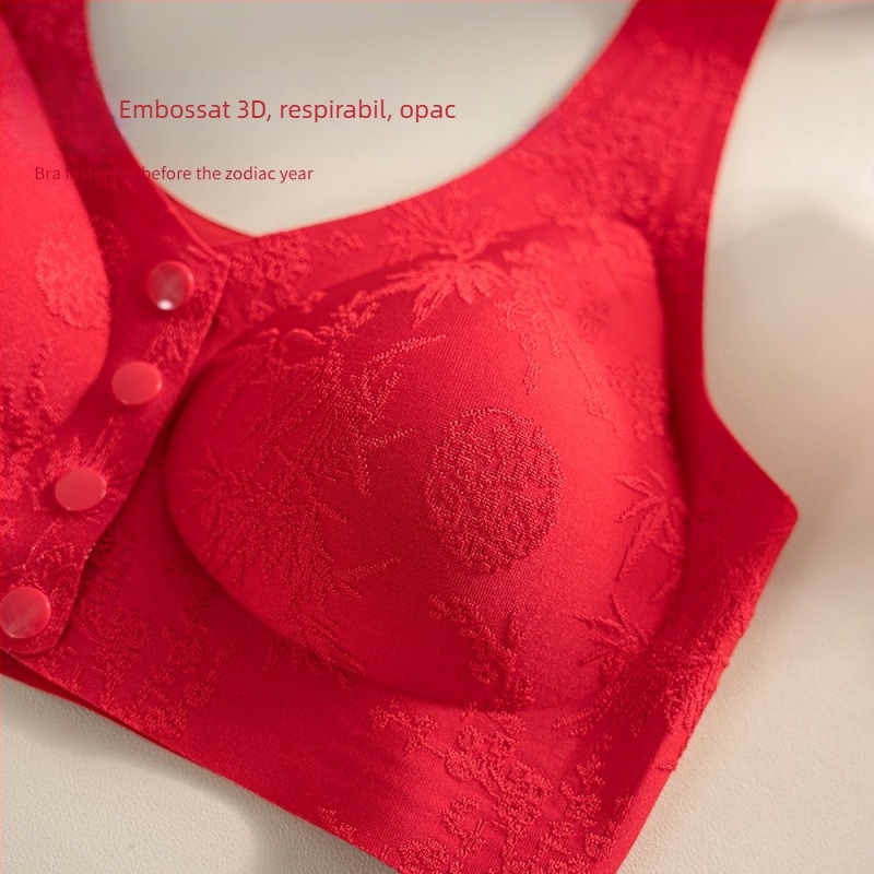 Destiny Year Sutien de maternitate fără cusături – închidere frontală, cupă 3/4, nylon, ridicare, control lateral sân