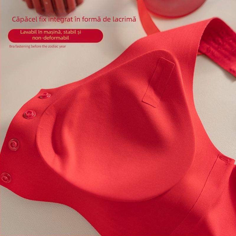 Destiny Year Sutien de maternitate fără cusături – închidere frontală, cupă 3/4, nylon, ridicare, control lateral sân