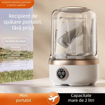 Curățător cu abur pentru lenjerie intimă, portabil USB, 3.7V, capacitate 901 ml sau mai mult, funcționare mecanică