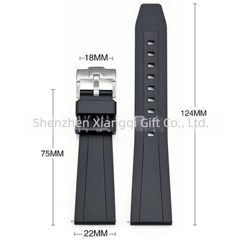 Brățară pentru ceas din silicon lichid pentru Omega Seamaster 300, încuietoare cu eliberare rapidă, rezistentă la praf, potrivire universală — Cheung Kei