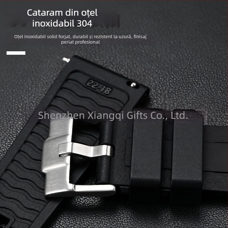 Brățară pentru ceas din silicon lichid pentru Omega Seamaster 300, încuietoare cu eliberare rapidă, rezistentă la praf, potrivire universală — Cheung Kei