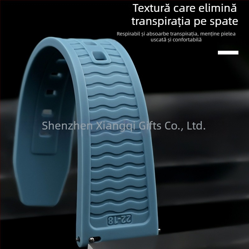 Brățară pentru ceas din silicon lichid pentru Omega Seamaster 300, încuietoare cu eliberare rapidă, rezistentă la praf, potrivire universală — Cheung Kei