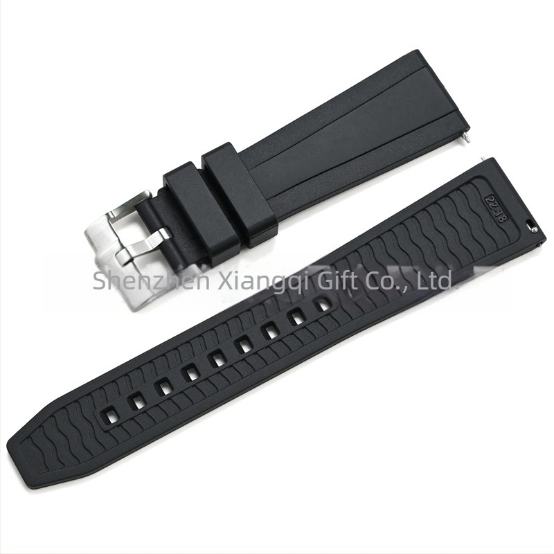 Brățară pentru ceas din silicon lichid pentru Omega Seamaster 300, încuietoare cu eliberare rapidă, rezistentă la praf, potrivire universală — Cheung Kei