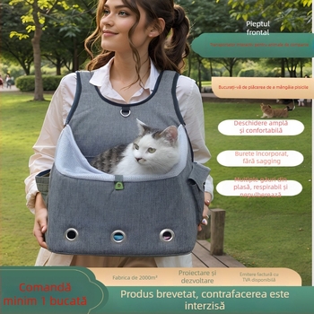 Geantă de transport pentru pisici, poliester, capacitate 1000 ml, cod produs 009, personalizare OEM, duritate medie