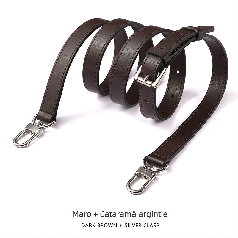 Mahuangshi MHS-A-28 Curea de umăr din piele – reglabilă, din piele de vițel cu două straturi, rezistentă la uzură