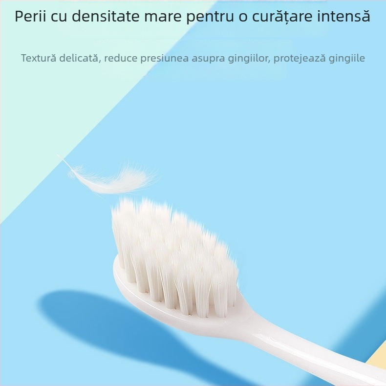 Periuță de dinți manuală Frog QT971, 2 buc., pentru curățare generală.