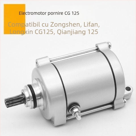 Starter motor pentru motocicletă CG125 – monocilindru, cilindree 50–150 cm³, consum de carburant 2 L/100 km, Mojiosaurus