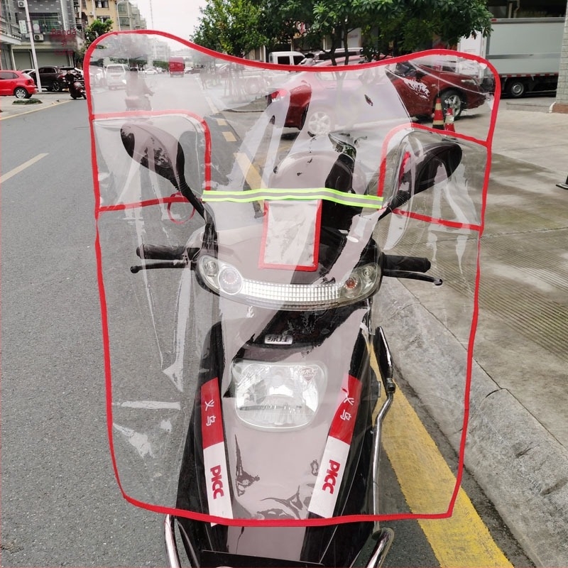 Deflector de vânt PVC – parbriz frontal pentru un vehicul electric mic